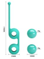 Vaginalne Kegel kuglice od silikona - Tghten Up III Green - Image 5