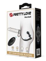 Analni vibrator i prsten za penis na daljinski - Marshall