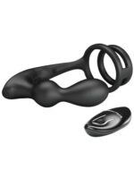 Analni vibrator i prsten za penis na daljinski - Marshall - Image 2