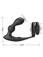 Analni vibrator i prsten za penis na daljinski - Marshall - Image 6