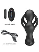 Analni vibrator i prsten za penis na daljinski - Marshall - Image 7