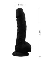 Crni realistični dildo - Labour 20 cm - Image 5