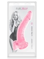 Mekani prozirni dildo - Pure Jelly Pink 18.5 cm