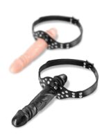 Dupli penis gag za usta - Double Penis Gag Black - Image 4