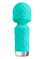 Klitoralni punjiv vibrator - Mini Wand Zeleni - Image 4