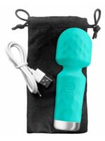 Klitoralni punjiv vibrator - Mini Wand Zeleni - Image 5