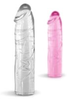 Mekani prozirni dildo - Pure Jelly Clear 17.2 cm - Image 4