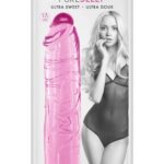 Mekani prozirni dildo - Pure Jelly Pink 17.2 cm