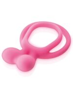 Prsten za penis i testise - Double Ring Pink - Image 3
