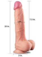 Realistični dildo - Dual Layer Platinum 25 cm - Image 7