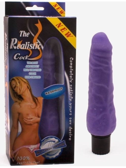 realisticni-mekani-lila-vibrator-realistic-cool~ Realistični mekani lila vibrator - Realistic Cool - Image 1