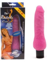 Realistični mekani pink vibrator - Realistic Cool