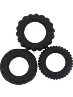 Set prstenova za penis i testise - Titan X3 Blue - Image 2