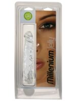 Silikonski dildo - Millenium White Jelly L