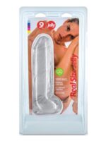 Silikonski dildo - Real Jelly Clear 22 cm