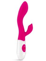 Silikonski multifunkcijski vibrator - Naya Pink - Image 3