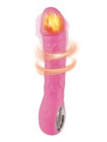 Silikonski Vibrator sa grejanjem - Prometheus Pink - Image 3