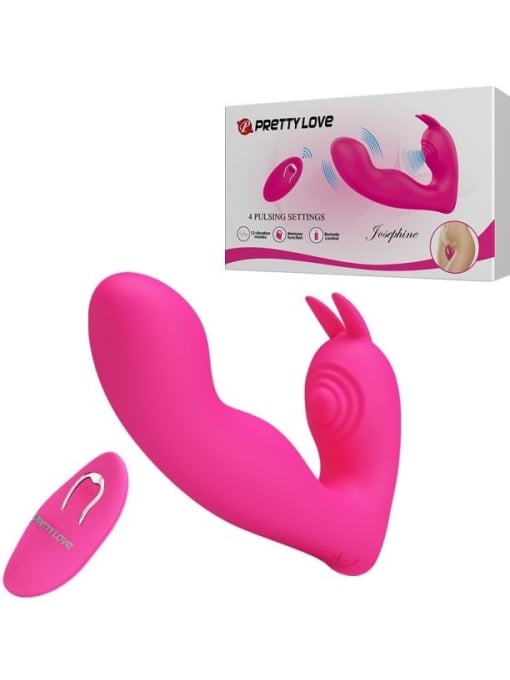 vaginalno-klitoralni-vibrator-josephine-pink~ Vaginalno-klitoralni vibrator - Josephine Pink - Image 1