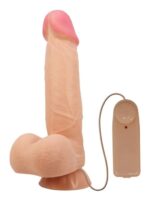Vibro dildo sa kožicom - Sliding Skin 21,8 cm - Image 3