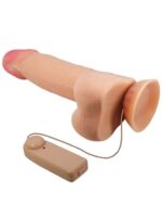 Vibro dildo sa kožicom - Sliding Skin 21,8 cm - Image 4