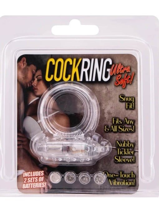 vibro-prsten-cock-ring-white~ Vibro prsten - Cock Ring White - Image 1