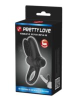 Vibro prsten za penis - Četkica Crni - Image 2