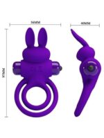 Vibro prsten za penis i testise - Zeka Lila - Image 6