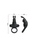 Vibro prsten za penis - Zeka Crni - Image 5