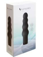 Analni vibrator od silikona - Pleasures Obsidian