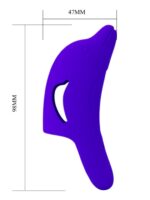 Finger - naprstak sa vibracijom - Delfin Lila - Image 4