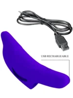 Finger - naprstak sa vibracijom - Delfin Lila - Image 7