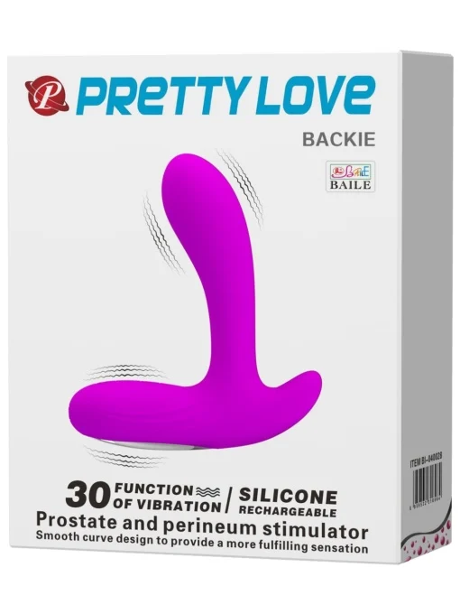 masazer-prostate-silikonski-backie-pink~ Masažer prostate silikonski - Backie Pink - Image 1