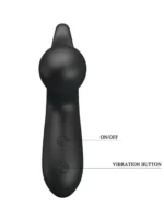 Masažer prostate silikonski punjiv - Barrack Crni - Image 5