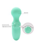 Mini vibrator za klitoris - Mini Wand Green - Image 2