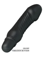 Silikonski crni mini vibrator - Stev - Image 6