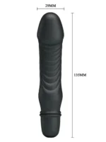 Silikonski crni mini vibrator - Stev - Image 7