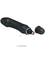 Silikonski crni mini vibrator - Stev - Image 8