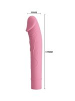 Silikonski vibrator - Vic Pink - Image 3