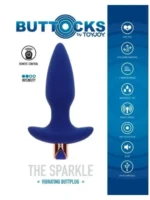 Stakleni vibro plug punjivi - Sparkle Butt Plug