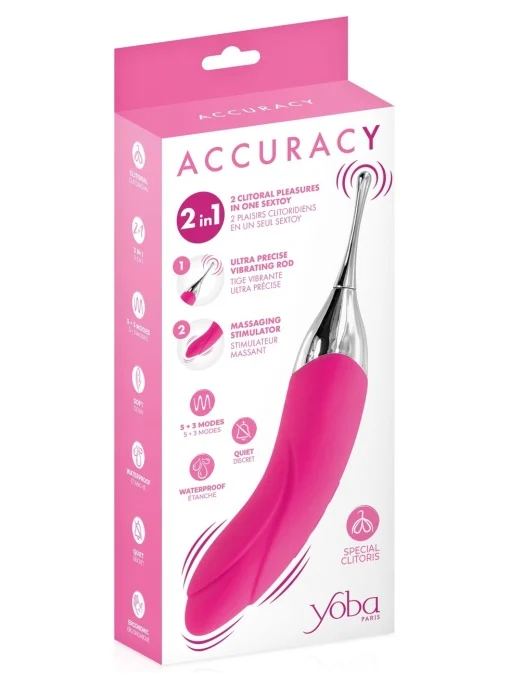 vibrator-stimulator-2u1-accuracy-pink~ Vibrator Stimulator 2u1 - Accuracy Pink - Image 1