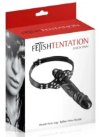 Dupli penis gag za usta - Double Penis Gag Black