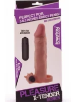 Navlaka za penis sa vibracijom - X-Tender Flesh