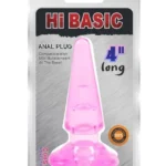 Silikonski analni plug - Hi Basic Pink
