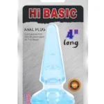 Silikonski analni plug - Hi Basic Plavi