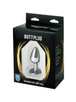 Metalni analni plug Lila kristal - Veličina S - Image 3