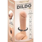 Roto & Vibro Dildo - Rotating & Vibrating Dildo 19 cm