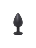 Silikonski analni plug - Crni veličina S - Image 3