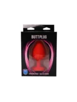 Silikonski analni plug - Crveni veličina S - Image 2