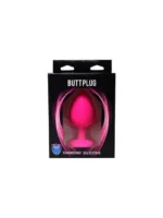 Silikonski analni plug - Pink veličina S - Image 2