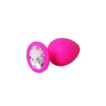 Silikonski analni plug - Pink veličina S